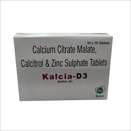 Calcium Citrate Malate Calcitrol And Zinc Sulphate Tablet