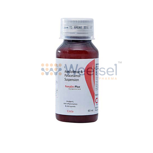 Aceclofenac and Paracetamol Suspension