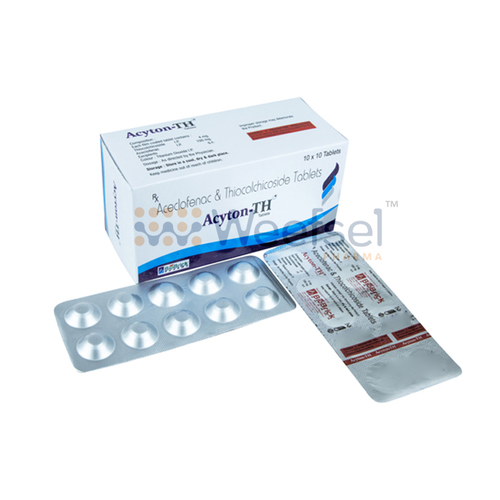 Aceclofenac and Thiocolchicoside Tablets