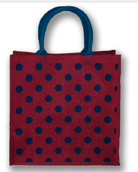 Re-useable Eco Friendly Printed Jute Shopping Bag