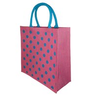 Eco Friendly Printed Jute Shopping Bag