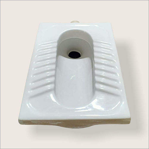 White Indian Orissa Pan Toilet