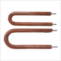 U Bend Wire Wound Finned Tube - Material: Copper
