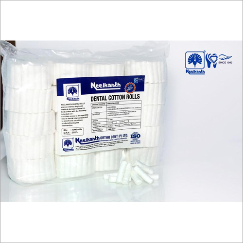 Dental Cotton Rolls By NEELKANTH ORTHO DENT PRIVATE LIMITED