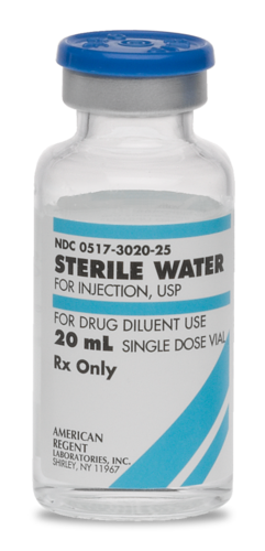 Liquid Sterile Water For Injection