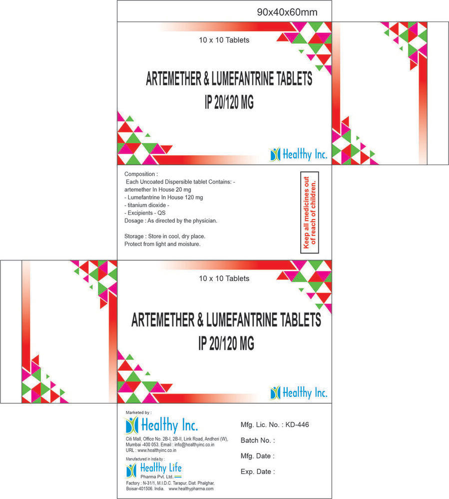 Artemether with Lumefantrine Tablets