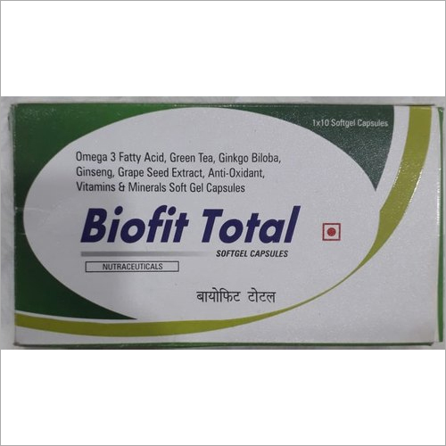 Omega 3 Fatty Acid Tea Ginkgo Biloba Soft Gel Capsules General Medicines