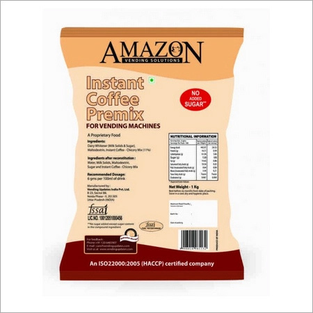 Amazon without Sugar Coffee Premix for Vending Machines