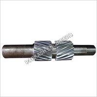 Double Helical Pinion Shaft