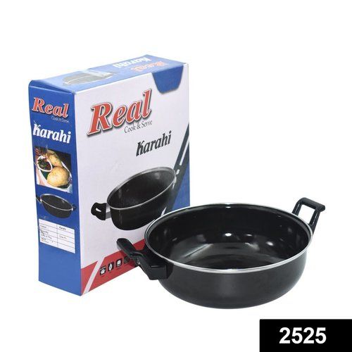 2525 Induction Base Hard Anodized Nonstick Kadhai