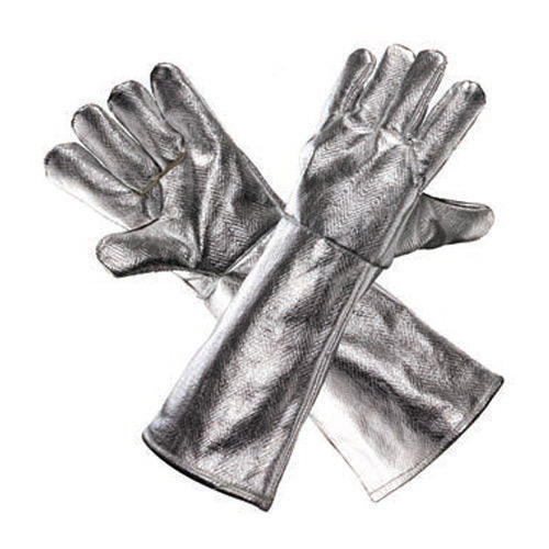 Aluminized Heat Resistant Hand Gloves Gender: Unisex