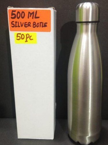 Silver Hot And Cold Water Bottle