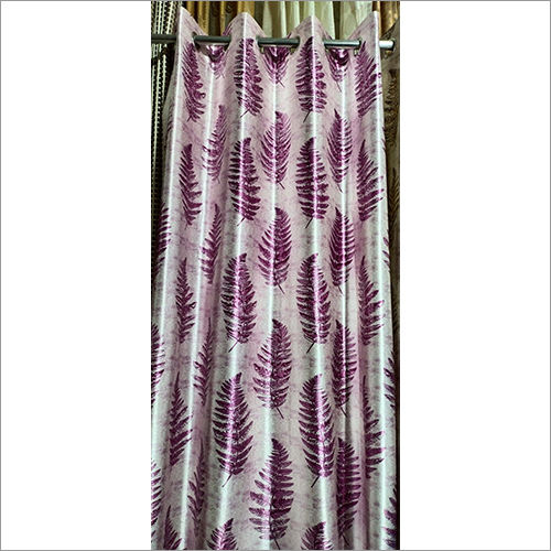 Available In Different Color Bedroom Printed Curtain