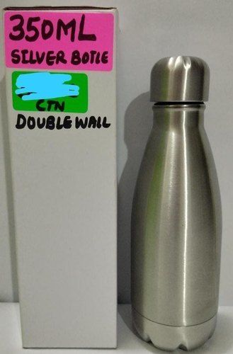 Silver Hot And Cold Water Bottle Capacity: 350ml