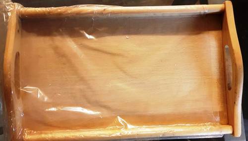 Brown Wooden Serving Tray 13X20 Inch