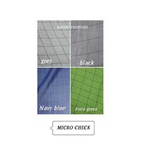 Polyester Micro Mango Checks Fabric