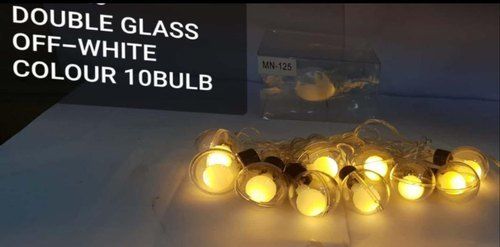 Double Glass Off-White Colour Bulb