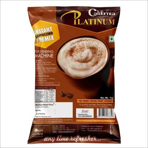 California Platinum Instant Cappuccino Premix