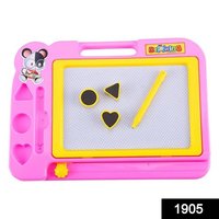 1905 Magic Writer Magnetic Drawing Board Kids Educational Toys - Durable Plastic, Pink Color | Multi-functional For Drawing, Writing, And Sign Language Practice