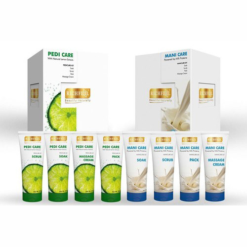 Richfeel Mani Care and Pedi Care Combo Set, 25 g Pack of 8