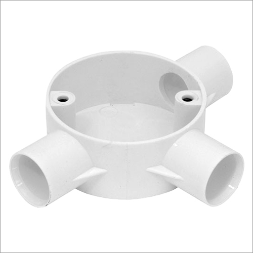 White Color Conduit Box