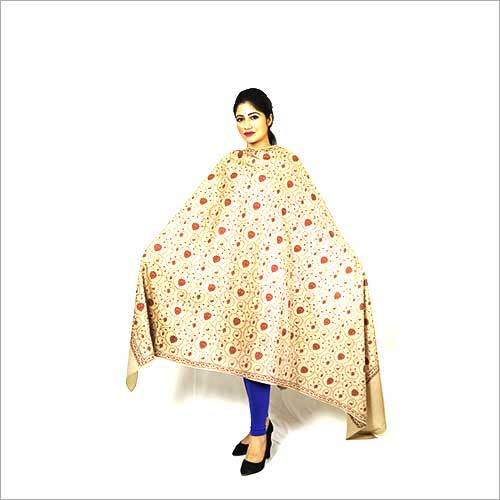 100x200cm Jaal Kashmiri Embroidered Wool Shawl