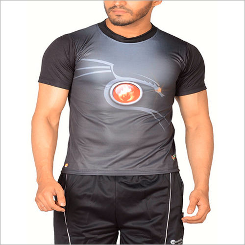 Mens Half Sleeve Synthetic T-Shirt