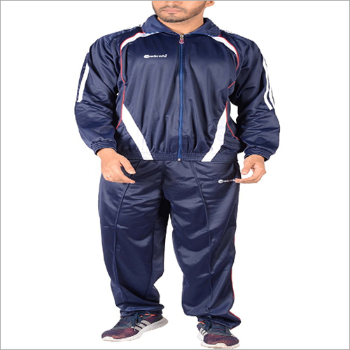 Mens Synthetic Blue Tracksuit