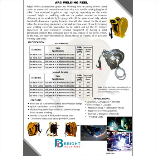 Auto Rewind Arc welding Reel