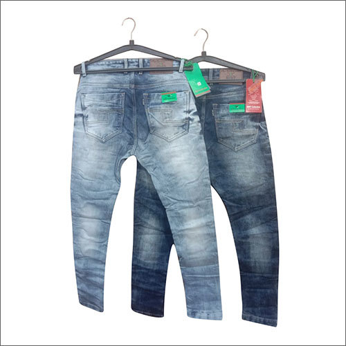 Washable Mens Straight Fit Jeans