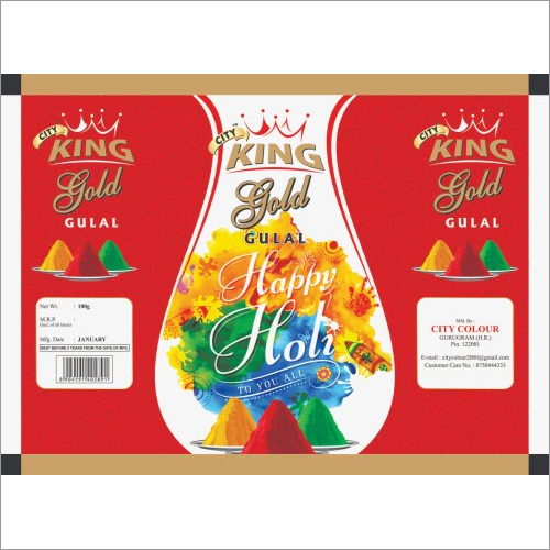 Holi Colour Packaging Pouch