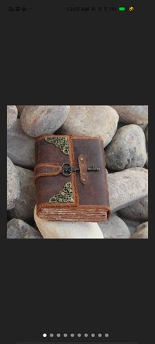 Vintage leather notebook