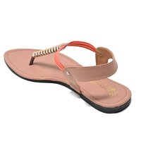Women Gold Flats Sandal