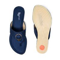 Ladies Fancy Blue Footwear