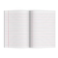 Sundaram Winner King Note Book (Two Line) - 76 Pages (E-14T) Wholesale Pack - 336 Units
