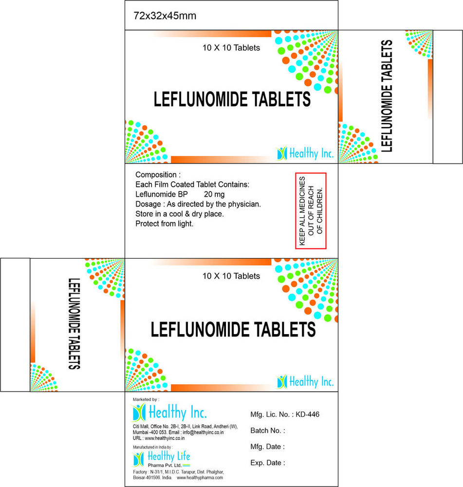 Leflunomide Tablets Generic Drugs