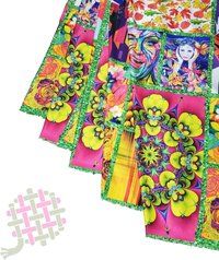 DeeArna Export's Fancy Multi-Design Digital Print Khadi Rayon Unstitch Fabric Material for Women's Clothing (58