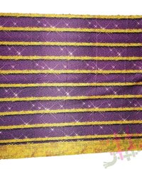 DeeArna Export's Golden Stripes Digital Print Khadi Rayon Unstitch Fabric Material for Women      s Clothing (58