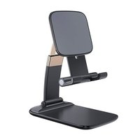 Hld96 Black Color Adjustable And Foldable Mobile Phone Stand