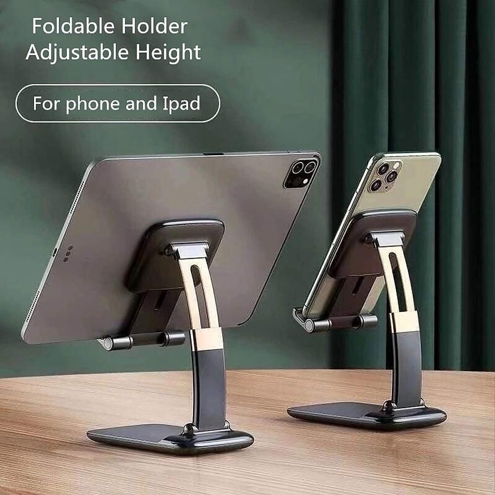 Hld96 Black Color Adjustable and Foldable Mobile Phone Stand