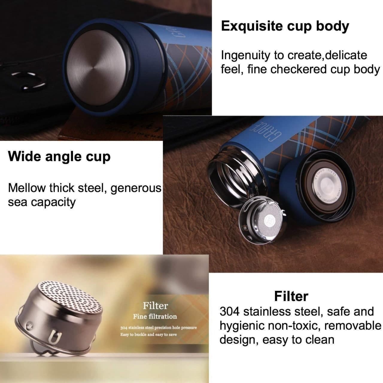 Thermos Vacuum Insulated Stainless Steel Water Bottle