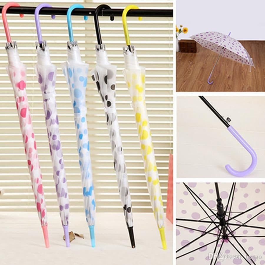 Polka Dot Umbrella Rain