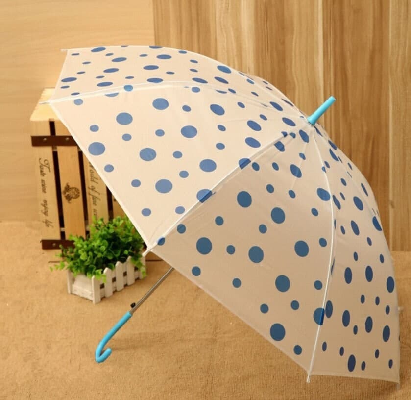 Polka Dot Umbrella Rain