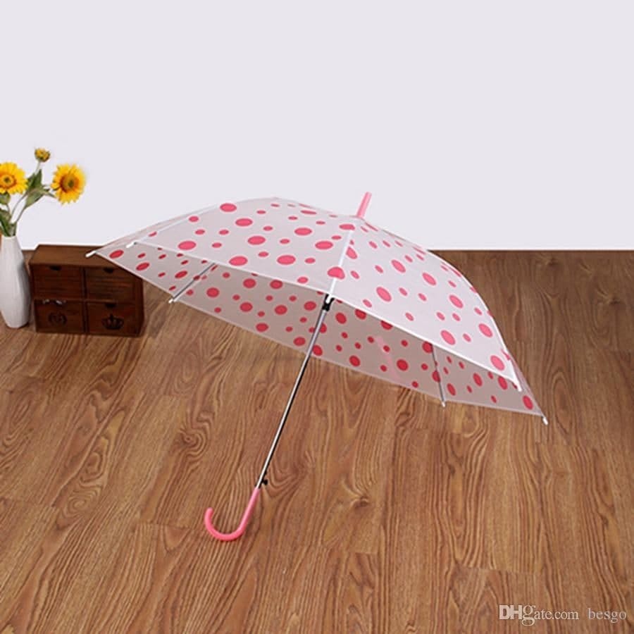 Polka Dot Umbrella Rain