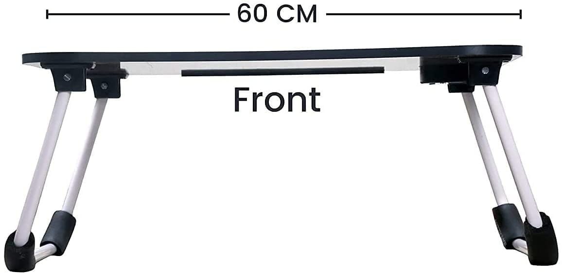 Light Marble Foldable Laptop Table