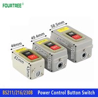 BS211B, BS216B, BS230B 3P AC Motor On Off Switch,Self-Locking On/Off Power Push Button Switch 220V/380V