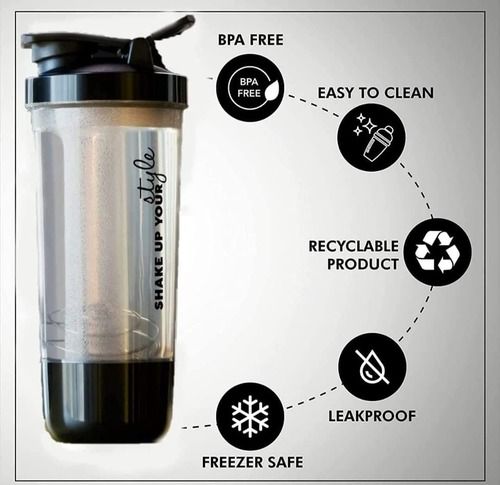 600ML PRO SHAKER GYM BOTTLE