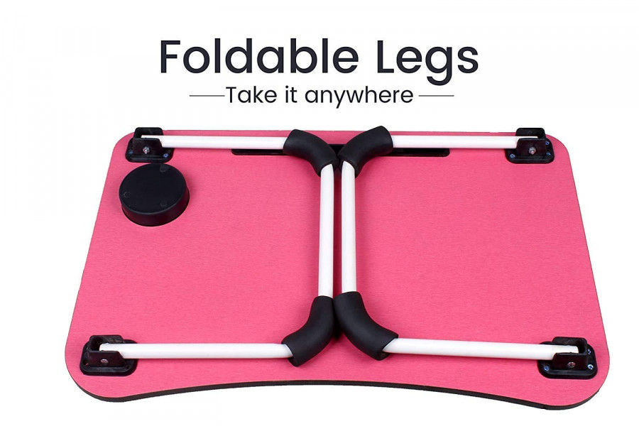 PINK FOLDABLE LAPTOP TABLE
