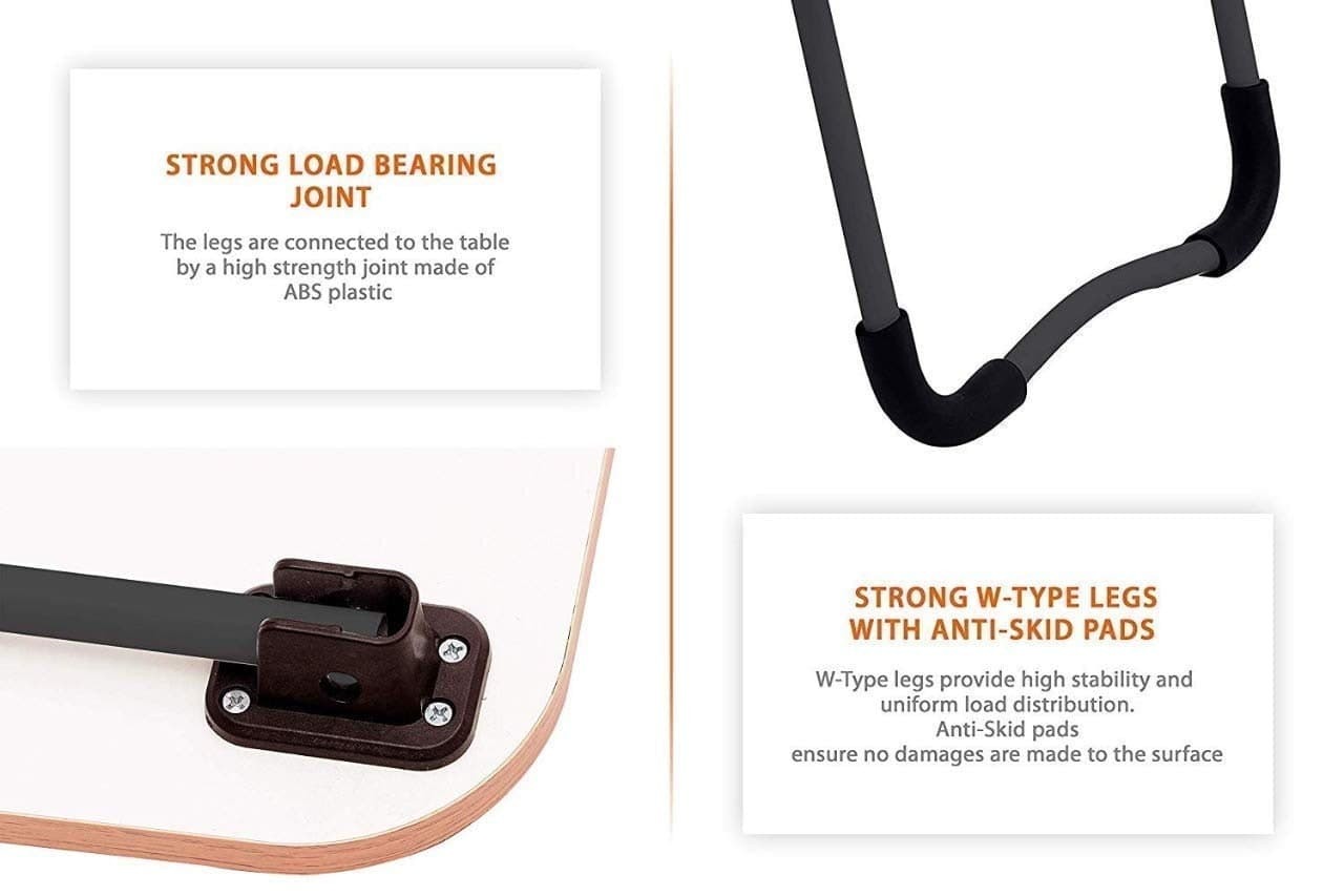 BLACK FOLDABLE LAPTOP TABLE