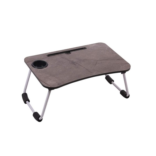 DARK MARBLE FOLDING LAPTOP TABLE